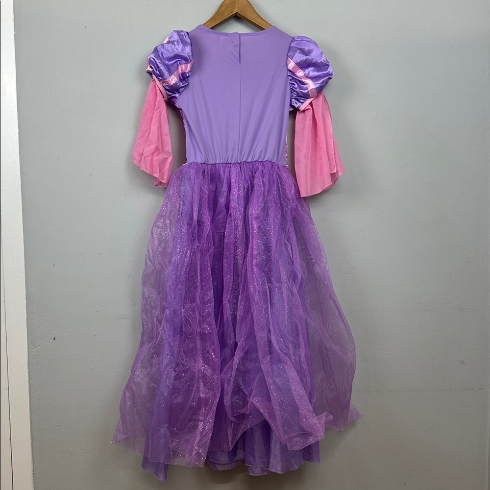 Disney Rapunzel Purple and Pink Sparkle Princess Dress Costume - Picture 9 of 12